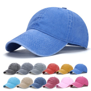 Venta de Fábrica: Gorra de Béisbol Vintage sin Estructura, Personalizable con Logotipo Bordado en 3D, 6 Paneles, Algodón Lavado, Estilo Desgastado - Product Image 1