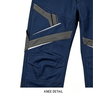 Men's Breathable <b>Waterproof</b> Quick Dry Hi-Visibility Casual Work Pants Reflective Safety Clothing Safety Pants - Product Image 5