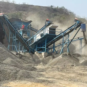 Planta Móvil de Trituración de Piedra Industrial, Máquina de Trituración y Cribado de Agregados para Minería y Construcción de Carreteras - Product Image 1