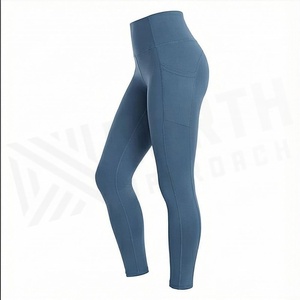High Quality High Waisted <b>Plus</b> <b>Size</b> Gym <b>Pants</b> Running <b>Yoga</b> Leggings Breathable Womens Activewear Any Customized Color - Product Image 3