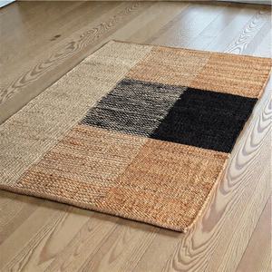 พรมปูพื้นทำมือจากปอกระเจา เป็นมิตรกับสิ่งแวดล้อม สไตล์โมเดิร์น ป้องกันแบคทีเรีย กันลื่น เหมาะสำหรับสัตว์เลี้ยง ใช้เป็นพรมละหมาดได้ เหมาะสำหรับห้องนั่งเล่น ห้องนอน ตกแต่งบ้าน - Product Image 4