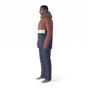 Chaqueta de Esquí para Hombre Hawk Eye con Bloques de Color, Capucha, Impermeable, Gore-Tex, Aislamiento Sintético, Ropa de Invierno para Exteriores - Product Image 2