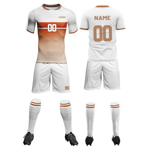 Customized Soccer Shirt Wear Football Kit Quick Drying Football Shirt Football Uniforms Set Sublimated Blue Soccer Jersey - Product Image 1