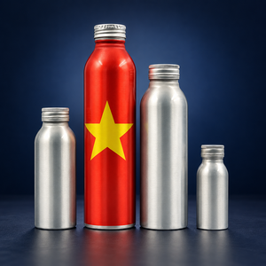 Bouteilles d'eau réutilisables légères en aluminium pur à 99,7 % GREEN PACKAGING avec bouchon ROPP de 500 ml, finition mate, impression personnalisée - Product Image 5