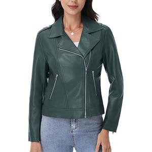 Chaqueta de Mujer Personalizada 2026, Transpirable, de Manga Larga, Cuero Sintético con Relleno de Algodón y Decoración de Agujeros - Product Image 1