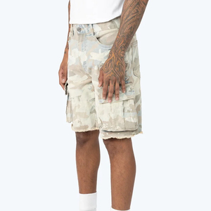 Shorts de Mezclilla Casuales de Corte Regular para Hombre, Estilo Nuevo, Hechos a Medida, Color Sólido, Venta al Por Mayor - Product Image 2