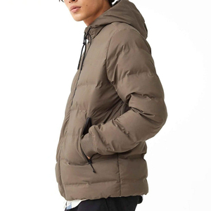 Abrigos de Invierno Personalizados, Ultraligeros, de Algodón, con Bordado, Acolchados, con Capucha, Transpirables, Estilo Urbano, Chaqueta Acolchada para Hombre - Product Image 4