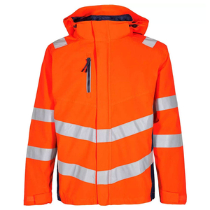 Softshell <b>Jacket</b> for <b>Men</b> High Quality With That <b>Reflective</b> Tape and Side Pockets Windproof Construction Safety <b>Men's</b> <b>Jackets</b> - Product Image 4