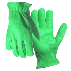 Gants de conduite JNM SAFETY en cuir de vachette grainé de qualité supérieure, durables, résistants, doux, confortables et résistants à l'abrasion pour usage domestique - Product Image 4