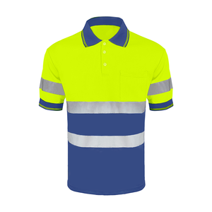 Camiseta de Trabajo Transpirable de Punto Estampado con Bolsillos, 100% Algodón, Manga Corta, Reflectante - Product Image 1