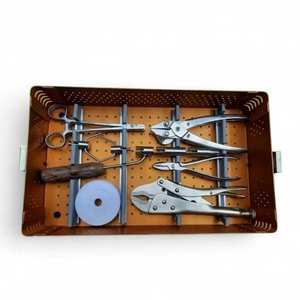 Juego de Instrumentos Ortopédicos con Alambre K, Acero Inoxidable Reutilizable, Herramientas Quirúrgicas de Alta Calidad, Equipo Dental para Cirugía de Trauma Canino - Product Image 2