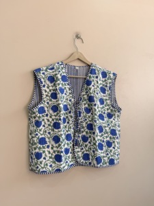 Chaleco Ligero de Algodón con Estampado Floral, Transpirable y Ecológico, Estilo Urbano para Mujer - Product Image 3
