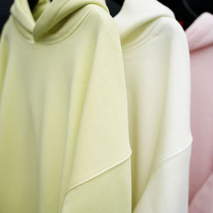 Vente en gros ODM – Sweat à capuche oversize vierge en molleton coton-poly ultra doux, multicolore - Product Image 2