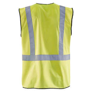 Gilet de sécurité sans manches personnalisé de haute qualité pour la construction, haute visibilité, vêtements de travail routier, unisexe adulte, marque personnalisée - Product Image 3