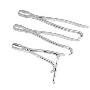 ชุดคีมจับกระดูก Lane Bone Holding Forcep Set 3 ขนาด 12 นิ้ว เครื่องมือผ่าตัดสัตว์ เครื่องมือจับกระดูกสำหรับศัลยกรรมกระดูกและข้อ ทำจากสแตนเลส ผลิตโดย Dentavex - Product Image 1