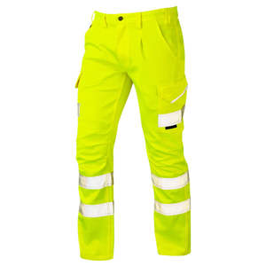 Pantalones de Trabajo de Alta Visibilidad, Impermeables, Transpirables, Certificados, Antibacterianos, de Algodón/Nailon/Poliéster, Pantalones de Seguridad - Product Image 1