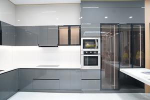 Aluminum honeycomb kitchen cabinets Vietnam origin, designed with a waterproof and fire-resistant structure Alo House - Product Image 2