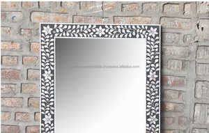 Miroir mural moderne de luxe incrusté d'os Design Art déco-Point focal pour votre maison - Product Image 2