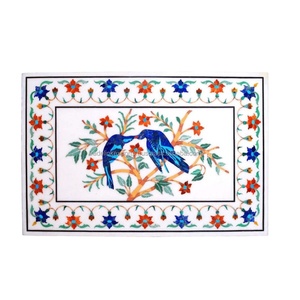 Mesa de Centro de Mármol, Fácil de Montar, Elegante, de Vidrio, Moderna, Vintage, Mueble para Sala de Estar, Tamaño y Color Personalizables - Product Image 1