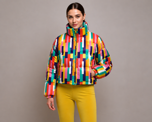 High Quality Winter New Textured Extremely Warm Long <b>Line</b> Puffer Heavy Quilted Heated Waterproof Windproof Women Hooded <b>Coat</b> - Product Image 1