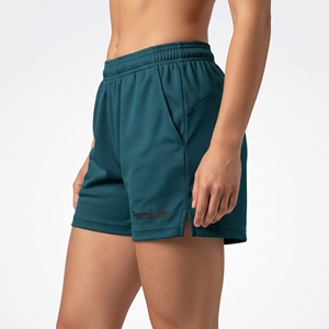 Premium <b>Women's</b> Solid Color Board <b>Shorts</b> Elastic Waist Quick Dry Knitted Polyester Casual Summer Athletic <b>Shorts</b> - Product Image 4