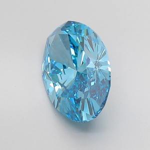 เพชรรูปวงรีสีน้ำเงินปลูกในห้องปฏิบัติการสำหรับทำเครื่องประดับเพชรแบบหลวม - Product Image 2