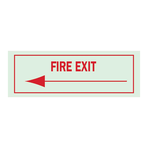 Panneau de sortie de secours Brady - Triangle durable en aluminium et PVC pour évacuation d'urgence intérieure/extérieure - Product Image 1