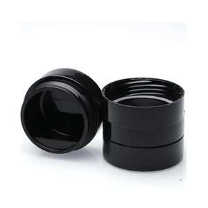 HDPE 150ml Luxury Pavico Skincare Round Black <b>Plastic</b> Jars ISO 9001 Certified Vietnam OEM/ODM Custom Color Body Butter <b>Packaging</b> - Product Image 6