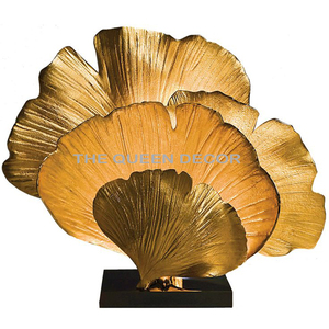 Hot Sale Superior Quality Aluminum Metal <b>Tree</b> And Golden Birds Design Round Shape Silver Plated Decorative Sculptures - Product Image 2