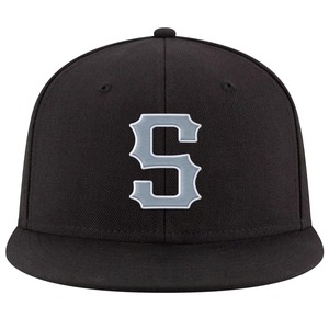 หมวกแก๊ปปักลายปรับได้ 6 แผง ทรงแบน แบบ Snapback สำหรับกีฬา ลำลอง สไตล์สตรีท - Product Image 6