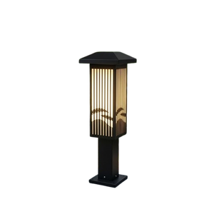 Lámpara Decorativa de Jardín de Estilo Japonés con Forma de Hongo, Luz Cálida Amarilla para Exteriores, para Patio - Product Image 1