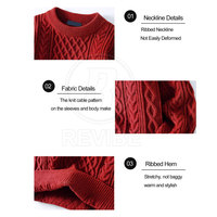 Pull en tricot respirant pour homme, avec logo frontal, en coton doux, coupe décontractée, confortable pour un usage quotidien