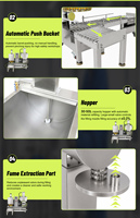 Machine de remplissage de seaux 1-30 kg semi-automatique pneumatique pour peinture, produits chimiques, huile - Prix usine, utilisation facile
