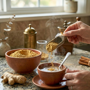 Jengibre en Polvo Natural |   Polvo de Especias Herbales Premium para Bebidas Saludables, Cocina, Repostería y Bienestar Diario, Apoyo Nutricional - Product Image 2