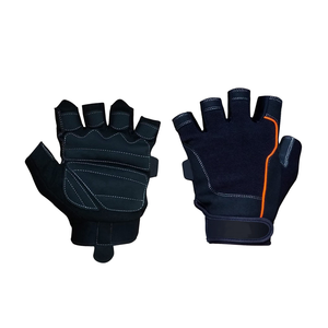 New Customized Leather Workout <b>Gloves</b> with Wrist Wrap Support for <b>Weight</b> Lifting <b>Training</b> Gym and Sport Fitness Equipment - Product Image 6