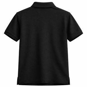 เสื้อโปโลผู้ชายสีดำล้วน แขนสั้น ผ้าปิเก้ คอตตอน ระบายอากาศได้ดี สวมใส่สบาย เหมาะสำหรับกอล์ฟ ชุดยูนิฟอร์ม เสื้อโปโลพื้นฐาน ขายส่ง - Product Image 6