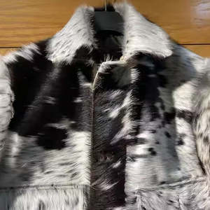 Chaquetas Exclusivas de Cuero Genuino para Mujer, Piel de Vacuno Auténtica, Transpirables, con Detalles de Lona, Impermeables, Reversibles, Premium - Product Image 5