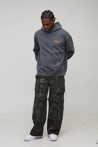 OEM Men's Screen Printed <b>Custom</b> Hoodie Breathable High Quality Cotton Fleece Pullover Men's Sweatshirt With <b>Custom</b> Design - Product Image 5