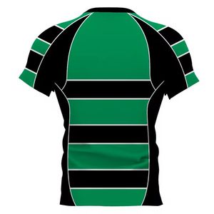 Custom Team Logo Men's Rugby Jersey Full Set Digital <b>Print</b> 100% Polyester Solid Sportswear School Professional Rugby Use - Product Image 5