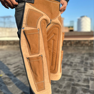 Fully Customizable Luxury Style Genuine Leather Farrier <b>Chaps</b>-ZIQ BRAND High Quality Custom Color & Logo New Arrival - Product Image 4