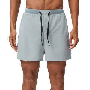 Shorts tendance à double couche pour hommes avec design / impression personnalisés, fabriqués en polyester / coton - Product Image 2