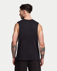 Camisetas sin mangas de lujo para hombre, camisetas de tirantes con cuello redondo, personalizadas, 100% algodón orgánico, estilo urbano, para hombre - Product Image 3