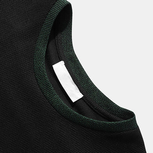Men's Plus Size Summer Casual Color Blocked <b>Knitted</b> Shorts <b>Set</b> 100% Cotton - Product Image 2