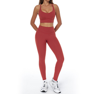Legging de sport taille mi-haute pour femme, 100 % coton, couleur unie, grande taille, très extensible, décontracté, amincissant, basique, coupe capri - Product Image 4