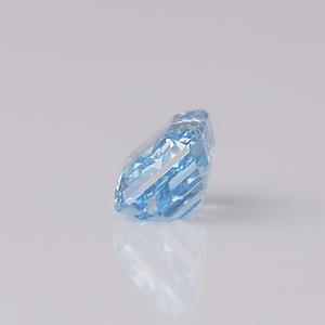 Diamant de laboratoire IGI certifié, taille émeraude, bleu vif fantaisie, 5 carats, qualité VS1 VVS2, pour joaillerie fine - Product Image 2