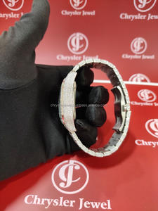 Luxury Customize Iced Out VVS Moissanite Diamond <b>Watch</b> Hip Hop Mechanical <b>Watch</b> With Authentic Certification - Product Image 6