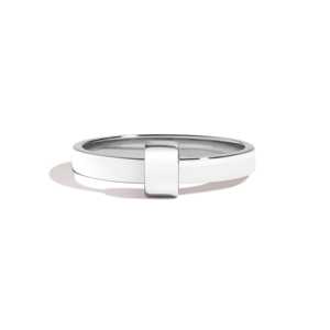 แหวนแต่งงานผู้ชายแบบเรียบง่าย สไตล์มินิมอล ทันสมัย ผิวด้าน แบบสวมซ้อนกันได้ ขายส่ง ทอง 14k 18k จากผู้ผลิต - Product Image 3