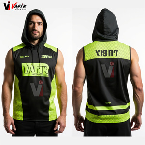 Tenue de football 7v7 2026 sublimée imprimée, avec casque rembourré, gants respirants, antibactériens, séchage rapide, sans manches - Product Image 3