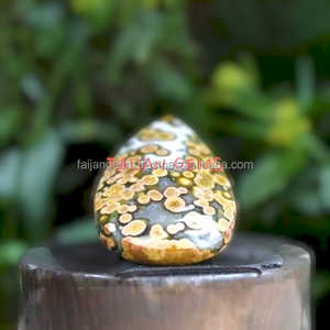 Haute qualité naturel multicolore océan jaspe lâche ovale Cabochon pierres précieuses en gros Lot mélange forme pour la fabrication de bijoux - Product Image 3