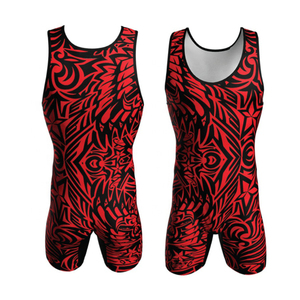 Custom Personalized Design Sublimation Front Wrestling Singlets Pakistan Mens Compression Quick Dry Breathable Factory Price - Product Image 1